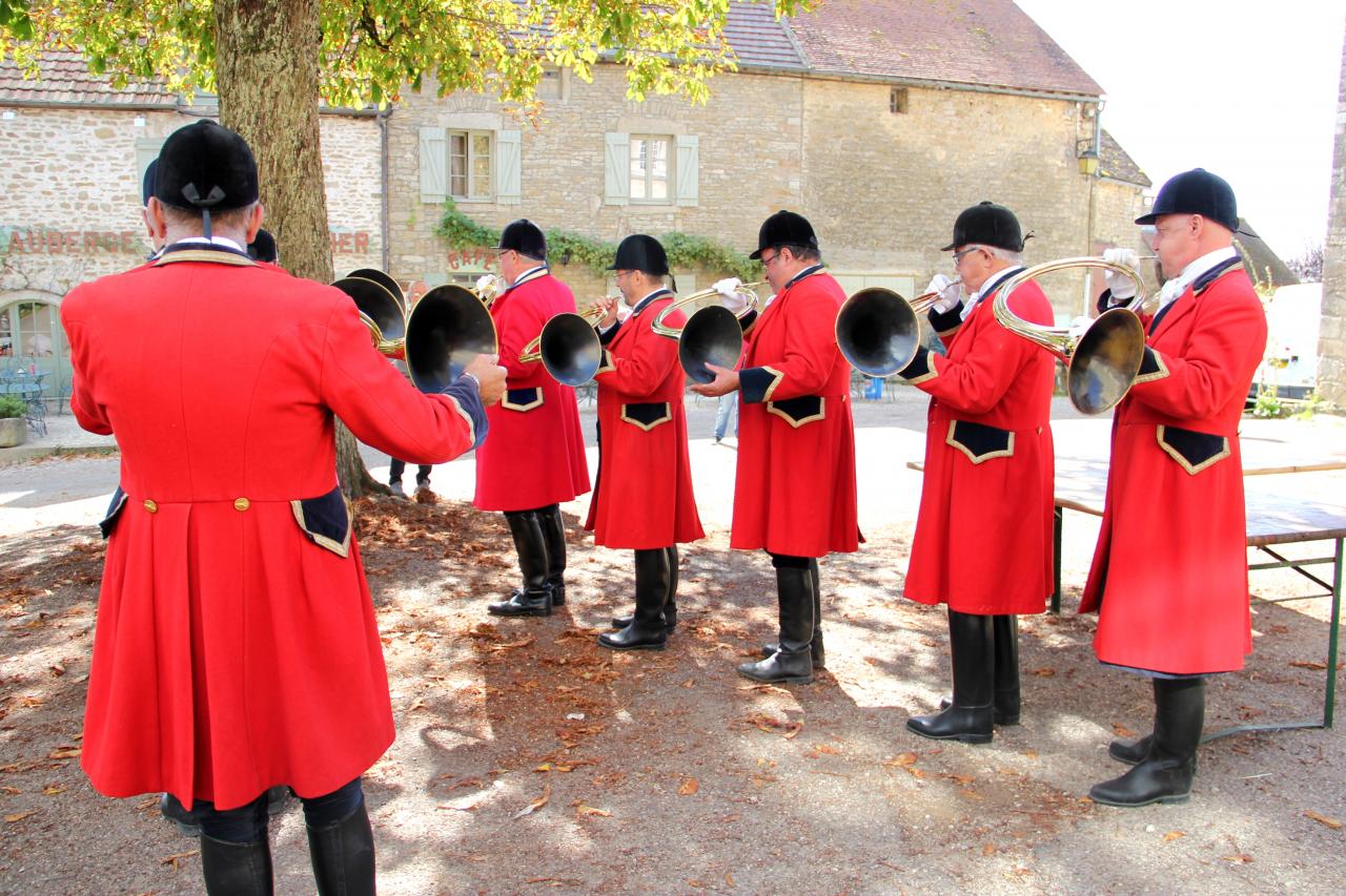 Les sonneurs de trompe du Débuché de Bourgogne