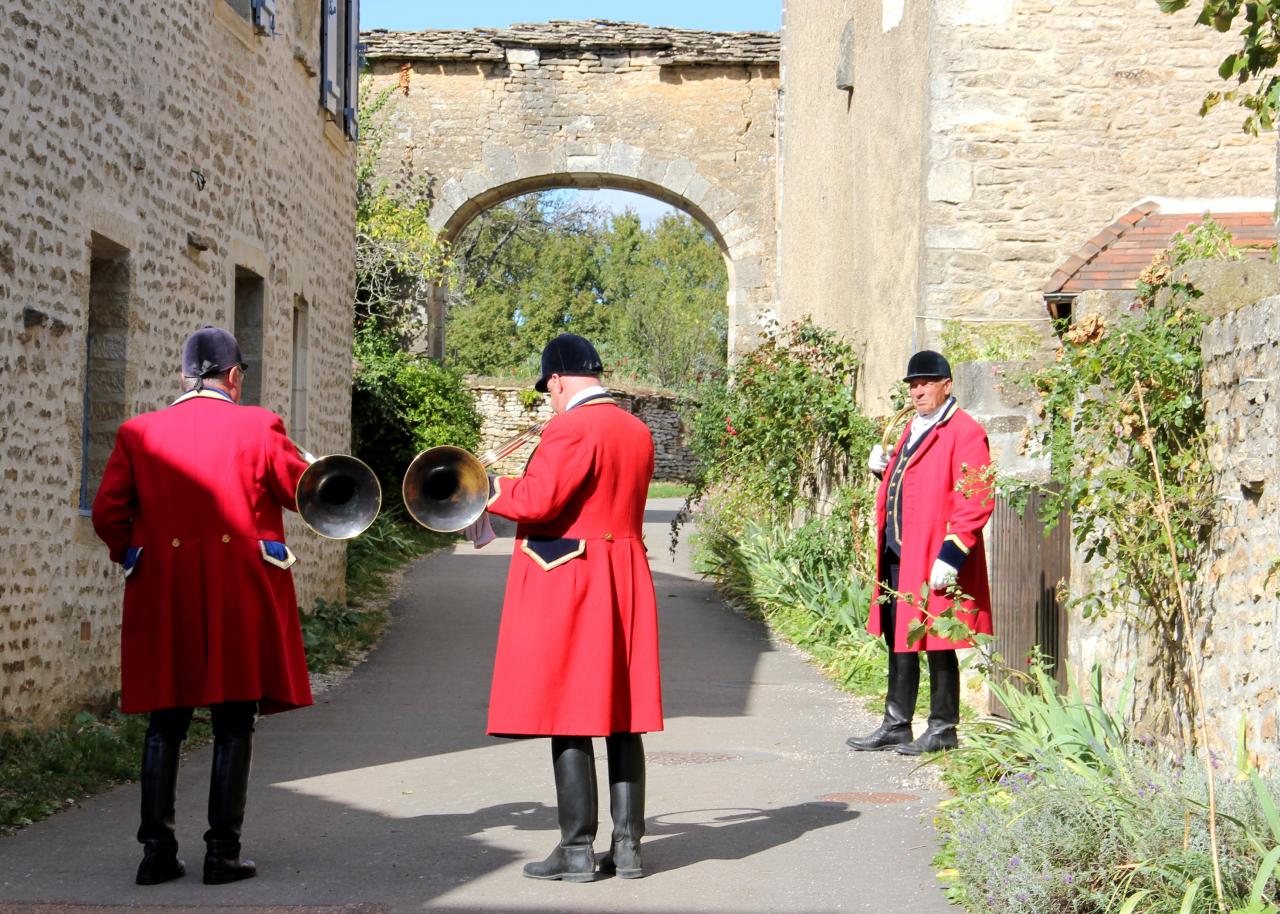 Les sonneurs de trompe du Débuché de Bourgogne