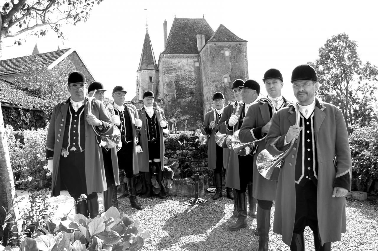 Les sonneurs de trompe du Débuché de Bourgogne