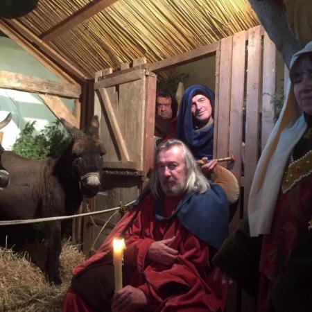24 déc. 22h30, La crèche vivante, d'après La Nativité de Robert Campin