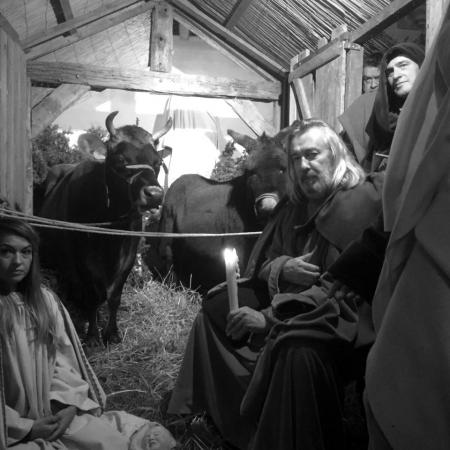 24 déc. 22h30, La crèche vivante, d'après La Nativité de Robert Campin