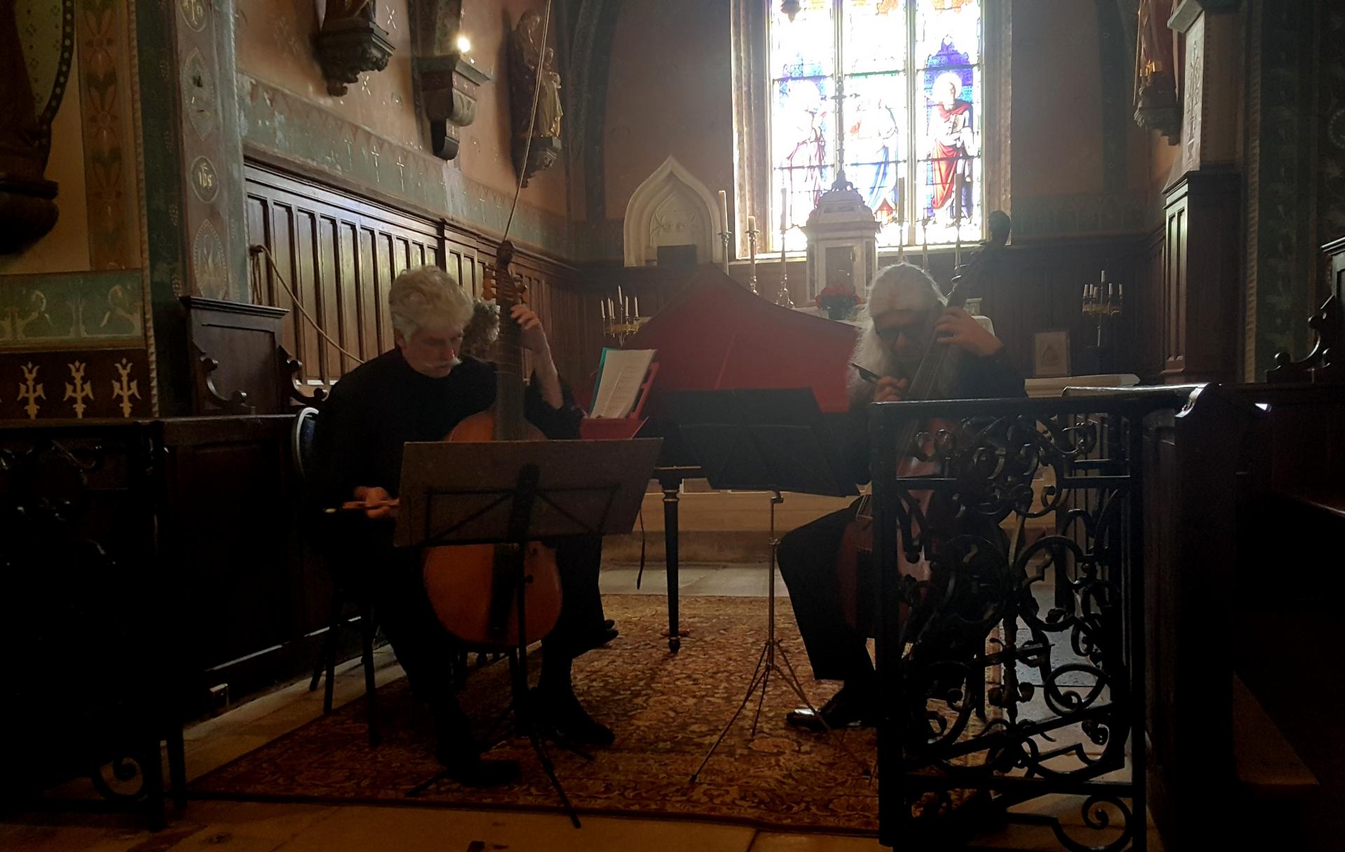 Jonathan Dunford, Jérôme Chaboseau (Basses de Viole), Pierre Trocellier (Clavecin)