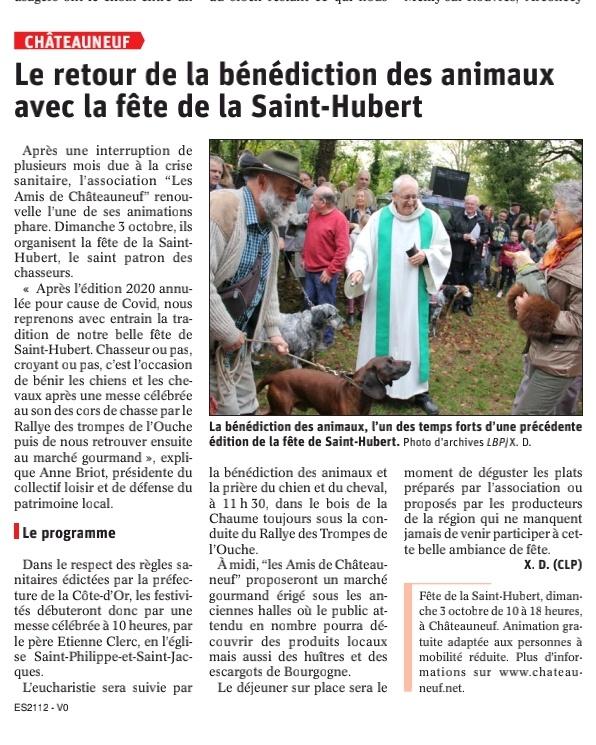 St hubert le bien public 29 09 21